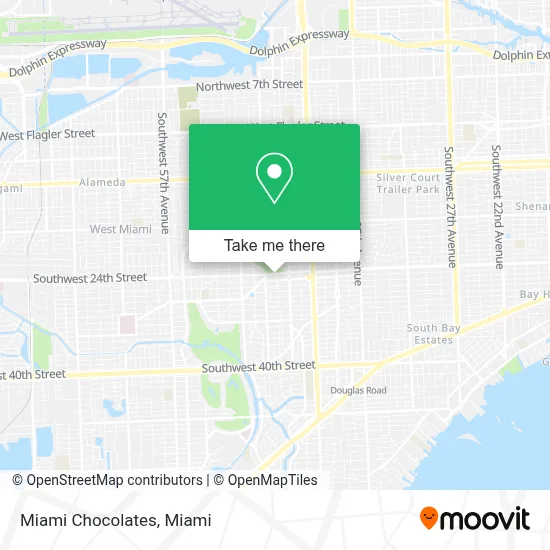 Miami Chocolates map
