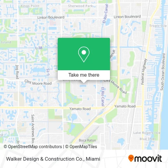 Walker Design & Construction Co. map