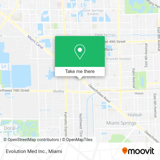 Evolution Med Inc. map