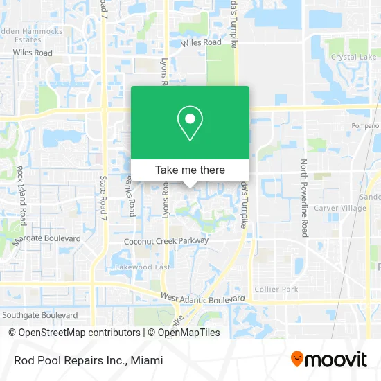 Rod Pool Repairs Inc. map
