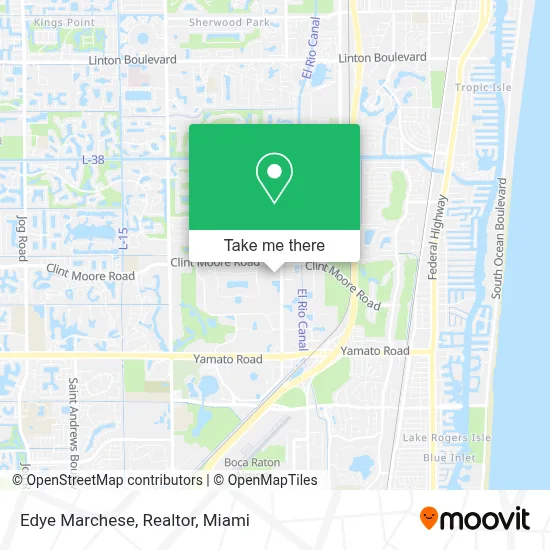 Edye Marchese, Realtor map
