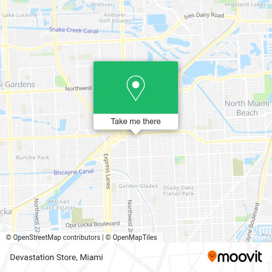 Devastation Store map