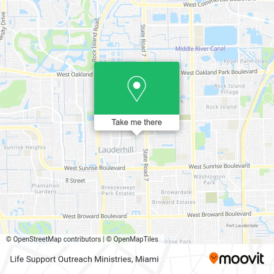 Life Support Outreach Ministries map