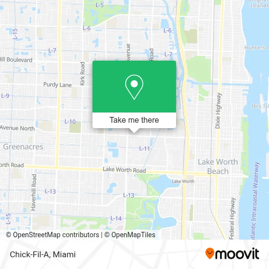 Chick-Fil-A map