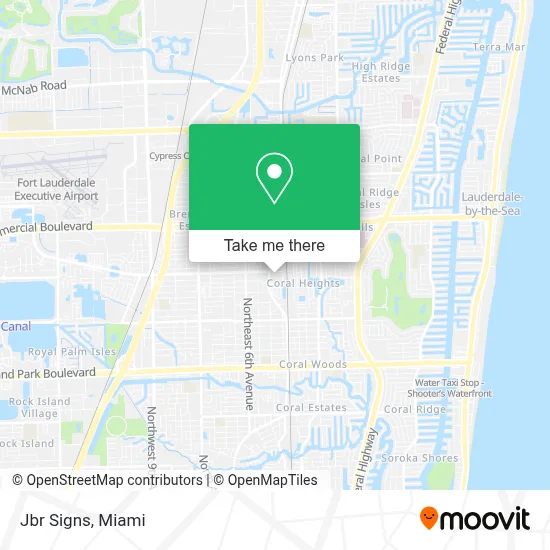 Jbr Signs map