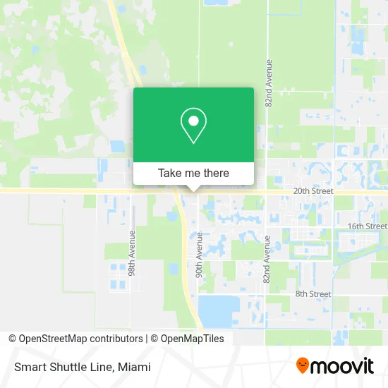 Smart Shuttle Line map