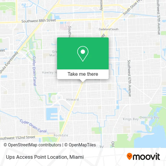 Ups Access Point Location map