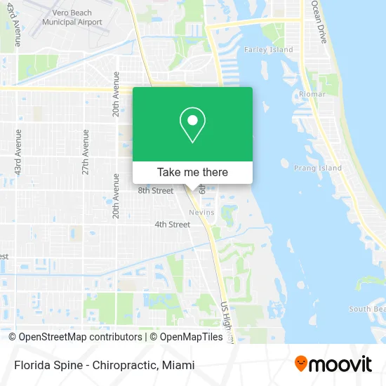 Florida Spine - Chiropractic map