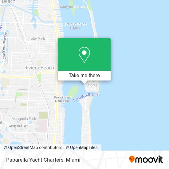 Paparella Yacht Charters map