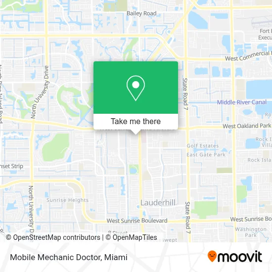 Mobile Mechanic Doctor map