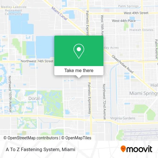 A To Z Fastening System map
