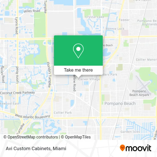 Avi Custom Cabinets map