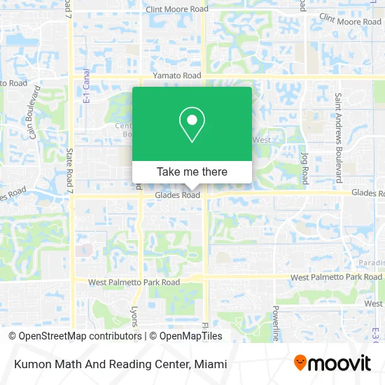 Kumon Math And Reading Center map