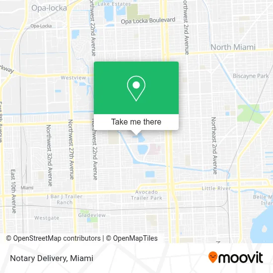Notary Delivery map