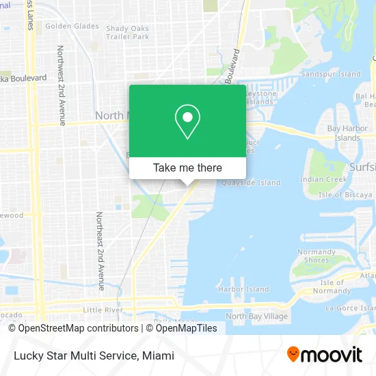 Lucky Star Multi Service map