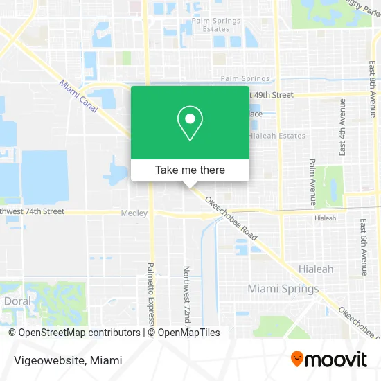 Vigeowebsite map