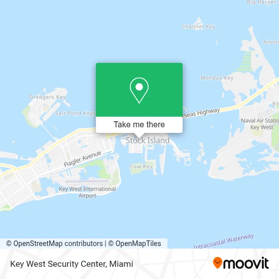 Key West Security Center map