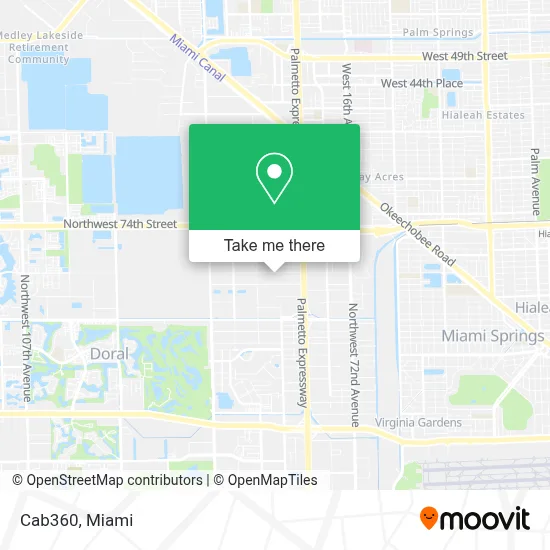 Cab360 map