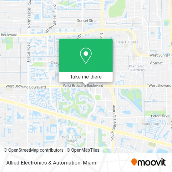 Allied Electronics & Automation map