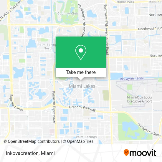 Inkovacreation map