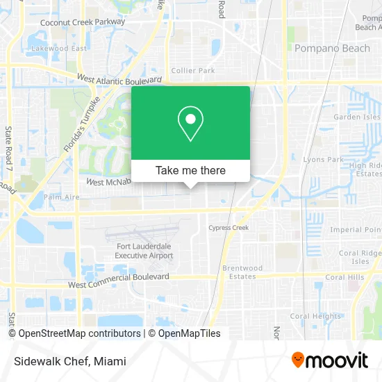 Sidewalk Chef map