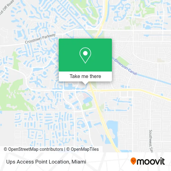 Ups Access Point Location map