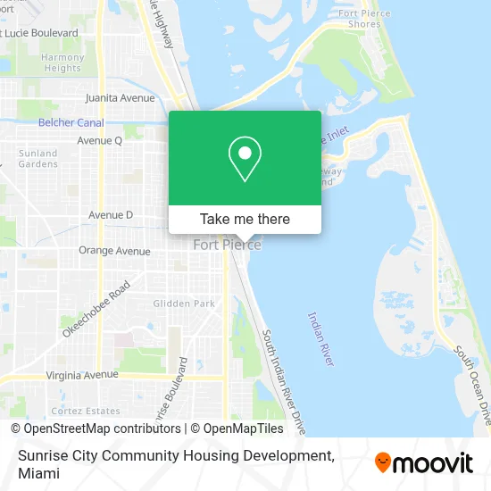 Sunrise City Community Housing Development map