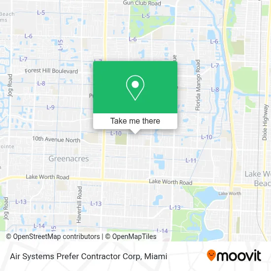 Air Systems Prefer Contractor Corp map