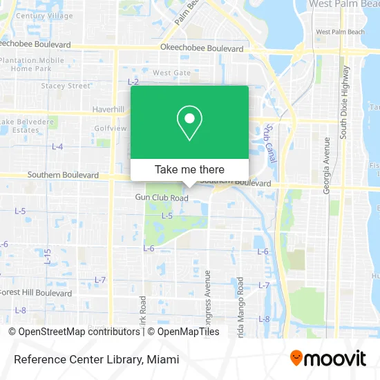 Reference Center Library map