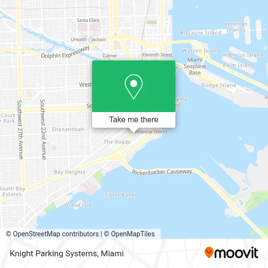 Knight Parking Systems map