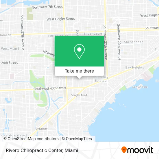 Rivero Chiropractic Center map