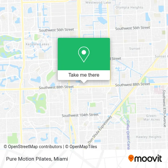 Pure Motion Pilates map