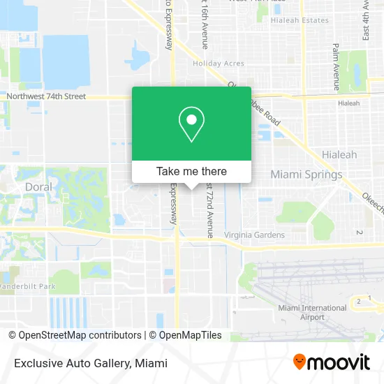 Exclusive Auto Gallery map