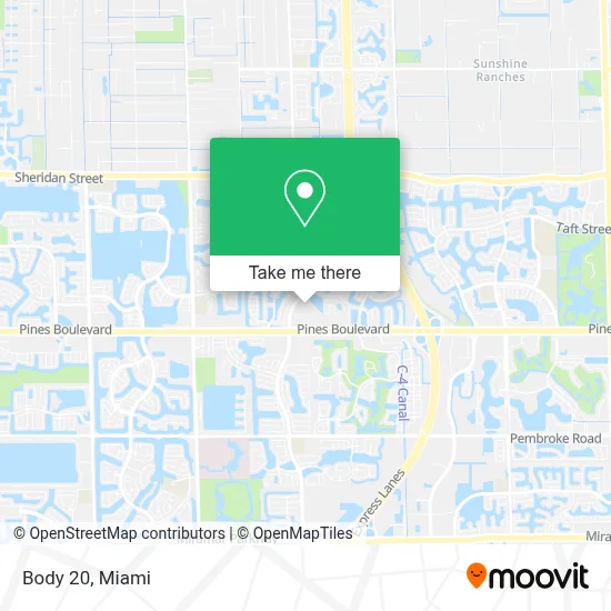 Body 20 map