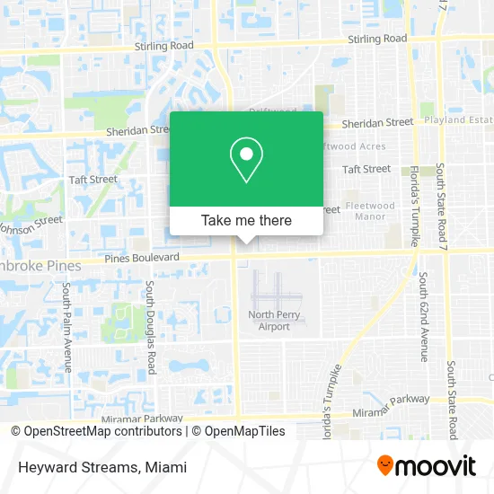 Heyward Streams map