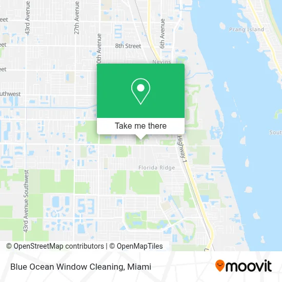 Blue Ocean Window Cleaning map