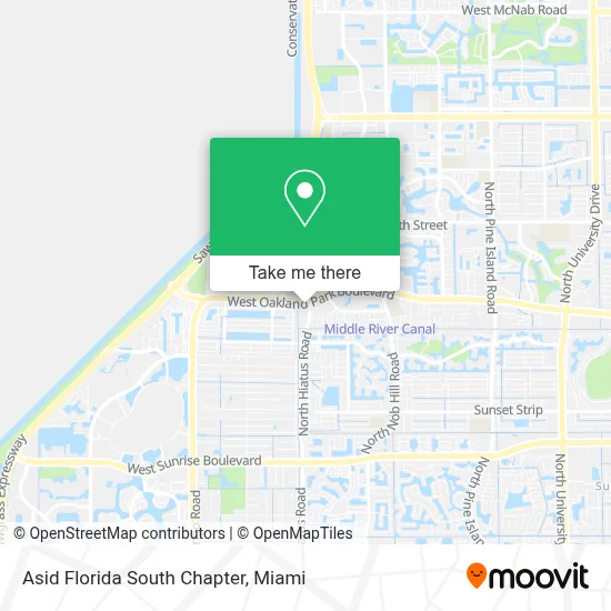 Asid Florida South Chapter map