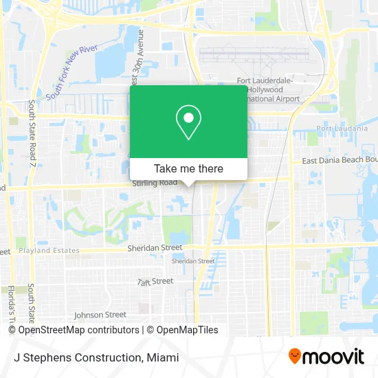 J Stephens Construction map