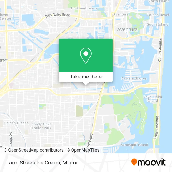 Farm Stores Ice Cream map