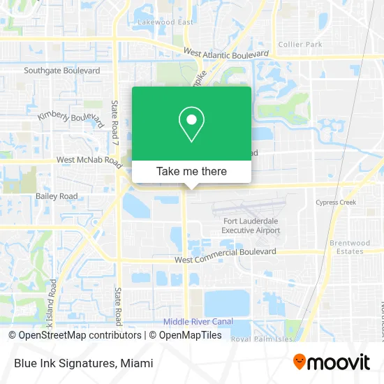 Blue Ink Signatures map
