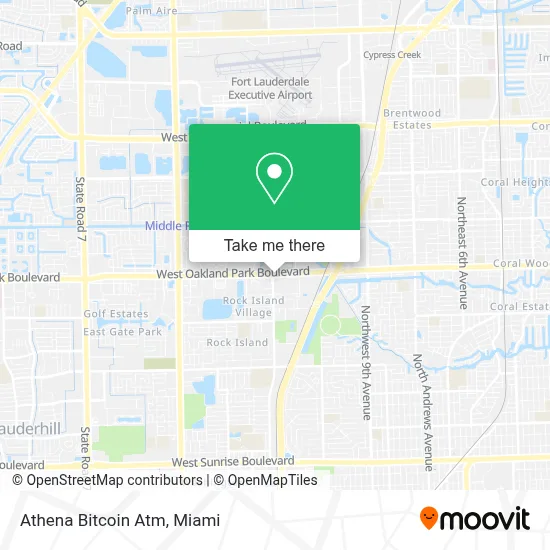 Athena Bitcoin Atm map