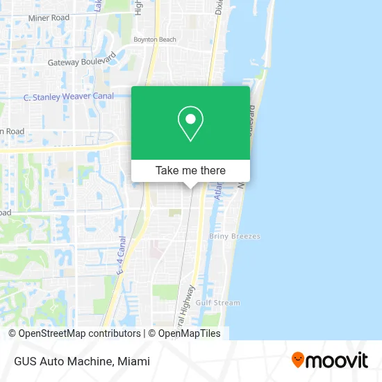 GUS Auto Machine map