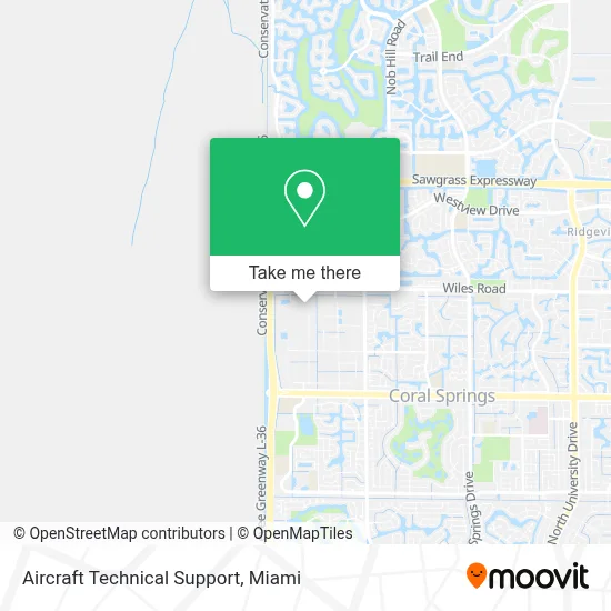 Aircraft Technical Support map
