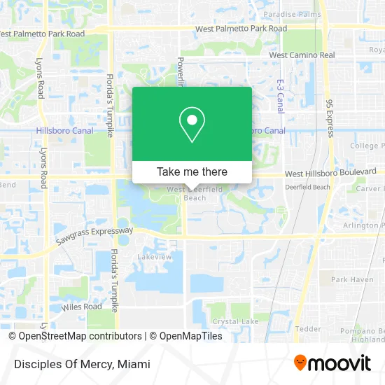 Disciples Of Mercy map
