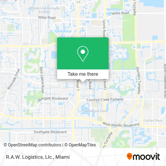 R.A.W. Logistics, Llc. map