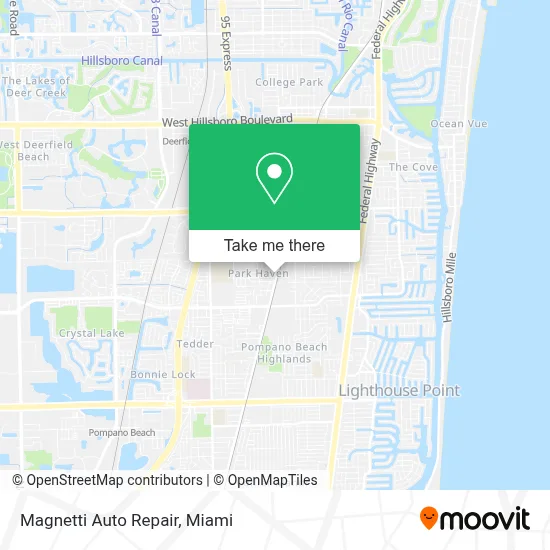 Magnetti Auto Repair map