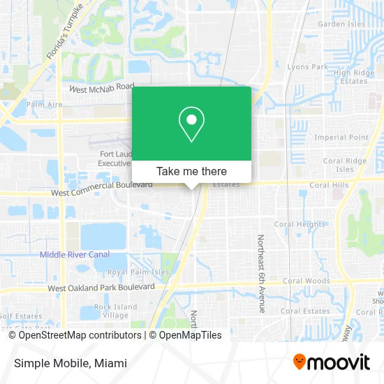 Simple Mobile map
