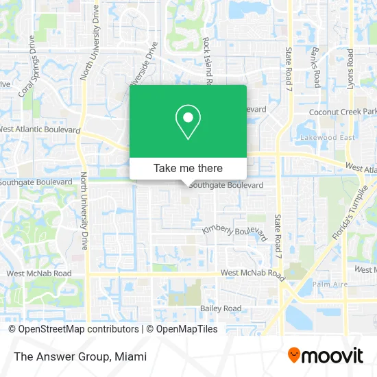 The Answer Group map