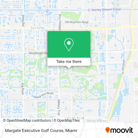 Margate Executive Golf Course map