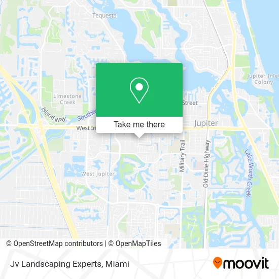 Jv Landscaping Experts map